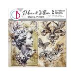 Ciao Bella 6" x 6" Deluxe & Vellum Dual Pack - Typographic [CBXQ008]