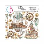 Ciao Bella 6" x 6" Fussy Cut Vellum Paper Pack - Coral Reef [CBVQ017]
