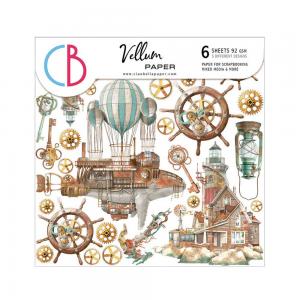 Ciao Bella 6" x 6" Fussy Cut Vellum Paper Pack - Coral Reef [CBVQ017]