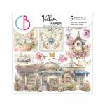 Ciao Bella 6" x 6" Fussy Cut Vellum Paper Pack - Flower Shop [CBVQ016]