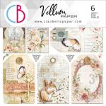 Ciao Bella 6" x 6" Fussy Cut Vellum Paper Pack - Reign Of Grace [CBVQ001]