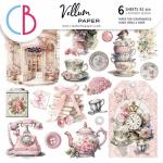 Ciao Bella 6" x 6" Fussy Cut Vellum Paper Pack - Timeless Moments [CBVQ022]
