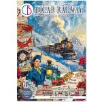 Ciao Bella A4 Junk Journal & Ephemera Book - Polar Railway [CBB018]