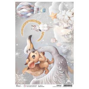 Ciao Bella A4 Rice Paper - A Castle In The Clouds [CBRP287]