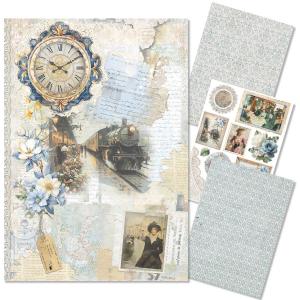 Ciao Bella A4 Rice Paper Art Set - Eastern Journey [CBRA012]