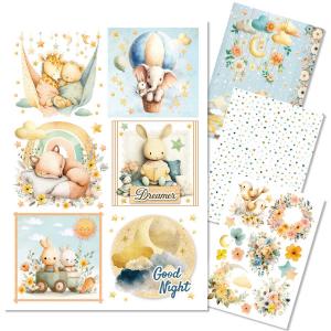 Ciao Bella A4 Rice Paper Art Set - Lunibloom [CBRA009]