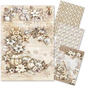 Ciao Bella A4 Rice Paper Art Set - Winter Season [CBRA004]