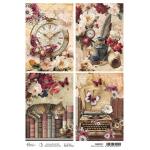 Ciao Bella A4 Rice Paper - Book Lovers Cards [CBRP571]