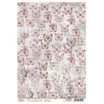 Ciao Bella A4 Rice Paper - Butterfly Flapping [CBRP523]
