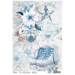 Ciao Bella A4 Rice Paper - Dance On Ice [CBRP471]