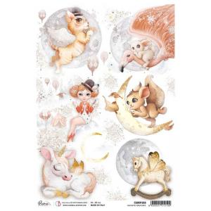 Ciao Bella A4 Rice Paper - Fantastic Creatures [CBRP288]