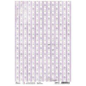 Ciao Bella A4 Rice Paper - Purple Fields [CBRP417]