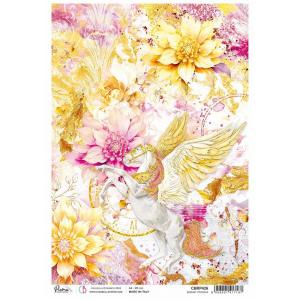 Ciao Bella A4 Rice Paper - Radiant Pegasus [CBRP426]