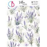 Ciao Bella A4 Vellum Paper Pack - Morning In Provence [CBV013]
