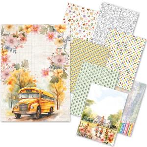 Ciao Bella A5 Rice Paper Art Set - Back To School [CBRS018]