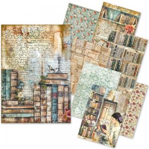 Ciao Bella A5 Rice Paper Art Set - Book Lovers [CBRS008]