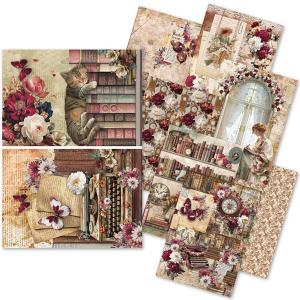 Ciao Bella A5 Rice Paper Art Set - Book Lovers [CBRS026]