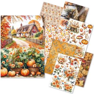Ciao Bella A5 Rice Paper Art Set - Hello Fall [CBRS019]