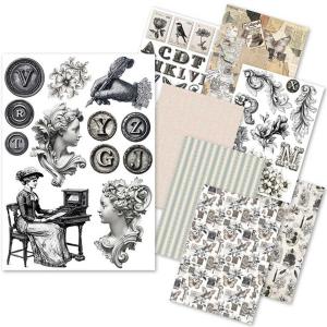 Ciao Bella A5 Rice Paper Art Set - Typographic [CBRS037]