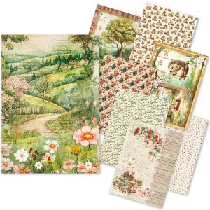 Ciao Bella A5 Rice Paper Art Set - Woodland Party [CBRS016]
