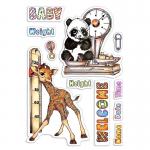 Ciao Bella Clear Stamp Set - Baby Height & Weight [PS6043]