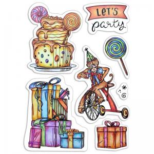 Ciao Bella Clear Stamp Set - Let's Party [PS6048]