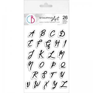 Ciao Bella Clear Stamp Set - Muse Uppercase Alphabet [PS6009]