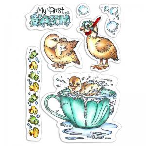 Ciao Bella Clear Stamp Set - My First Bath [PS6042]