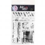 Ciao Bella Clear Stamp Set - Urban Tags & Borders [PSB6022]