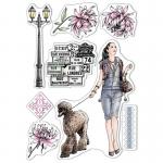 Ciao Bella Clear Stamp Set - Walk In Paris [PS8002]
