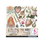 Ciao Bella Courtly Love Collection - 6" x 6" Fussy Cut Pad [CBQE097]