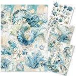 Ciao Bella Lu Mania A4 Mixed Media Rice Paper Set - Edge Of The Ocean [MF008]