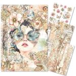 Ciao Bella Lu Mania A4 Mixed Media Rice Paper Set - Lost In Time [MF007]