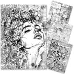 Ciao Bella Lu Mania A4 Mixed Media Rice Paper Set - Meaningful Memories [MF005]