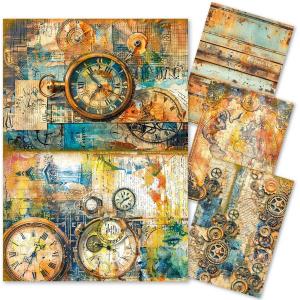 Ciao Bella Lu Mania A4 Mixed Media Rice Paper Set - Past Time [MF004]