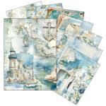 Ciao Bella Lu Mania A4 Mixed Media Rice Paper Set - Edge Of The Ocean [MFS008]