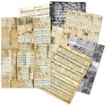 Ciao Bella Lu Mania A5 Tissue Paper Set - Music Sheets [ME002]