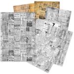 Ciao Bella Lu Mania A5 Tissue Paper Set - Newspapers [ME003]