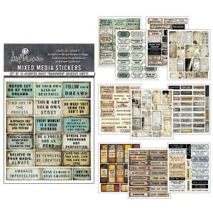Ciao Bella Lu Mania Mixed Media Stickers - Kind Thoughts [MB004]