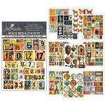 Ciao Bella Lu Mania Mixed Media Stickers - Scratched Labels [MB005]