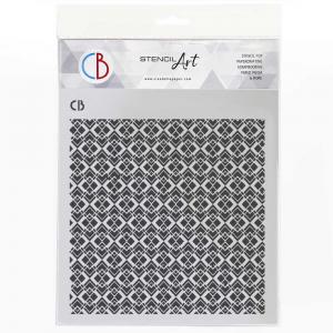 Ciao Bella Stencil Art Stencil - Regal Symmetry [MS8-076]