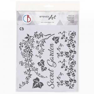 Ciao Bella Stencil Art Stencil - Secret Garden [MS8-053]