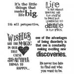 Stampers Anonymous/Tim Holtz Unmounted Rubber Stamps - [CMS085] Good Thoughts