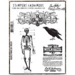 Stampers Anonymous/Tim Holtz Unmounted Rubber Stamps - [CMS091] Haunted Mansion
