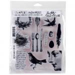 Stampers Anonymous/Tim Holtz Unmounted Rubber Stamps - [CMS181] Nature Walk