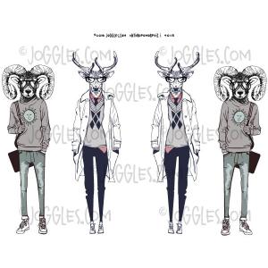 Joggles Collage Sheets - Anthropomorphic 1 [JG401118]