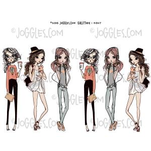 Joggles Collage Sheets - GirlIttude 1 [JG401117]