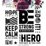 Colorado Craft Company Clear Stamp Set - America Strong [SS308]