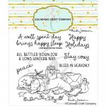 Colorado Craft Company Clear Stamp Set - Cozy Cat [AJ826]