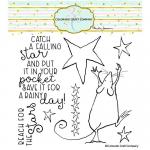 Colorado Craft Company Clear Stamp Set - Falling Star [AJ585]